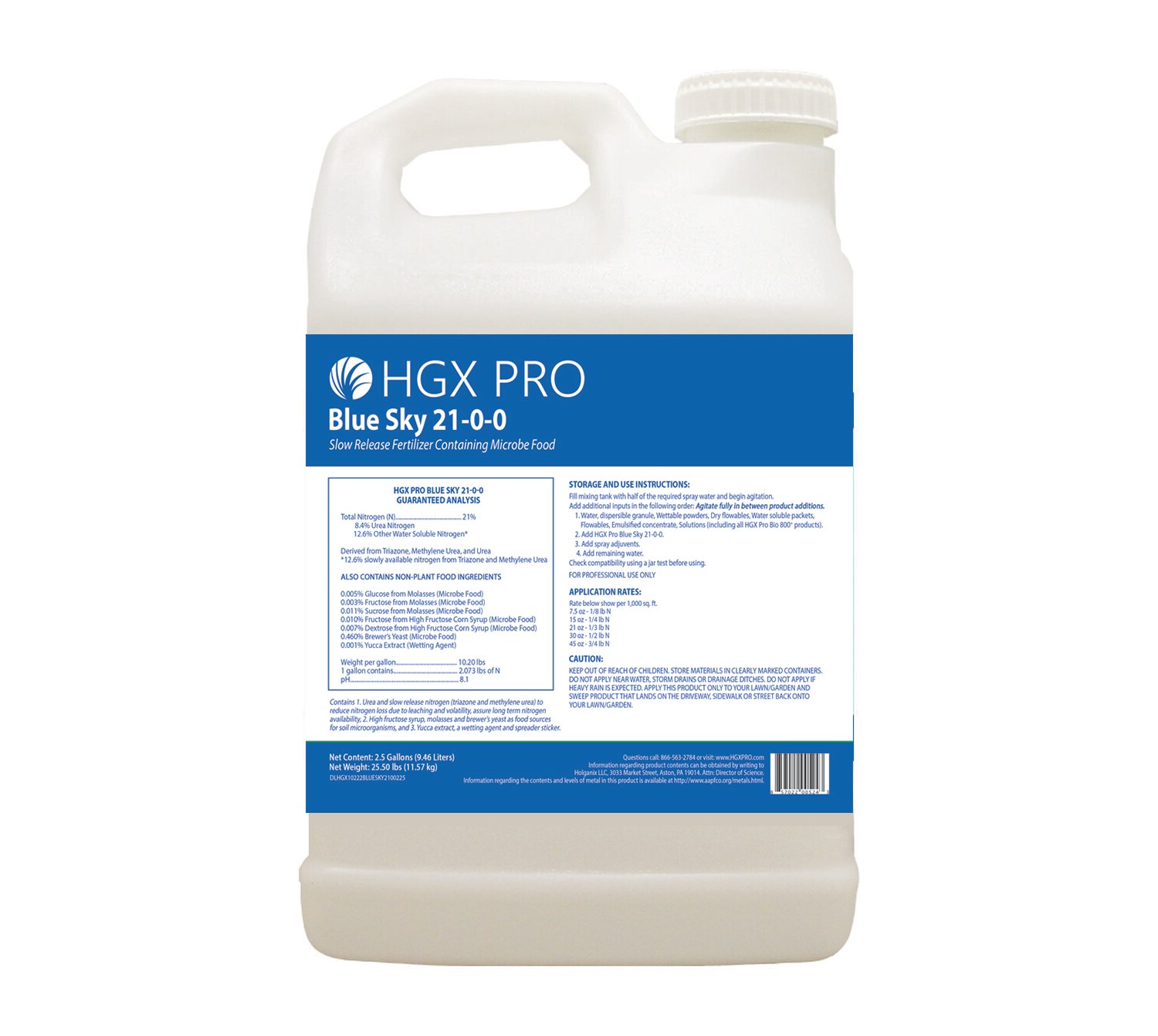 Jug Pic HGX PRO Blue Sky 21-0-0