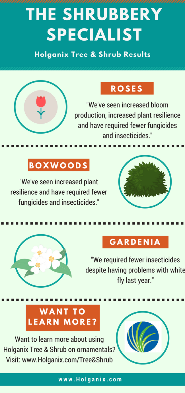 The Shrubbery Specialist Infographic