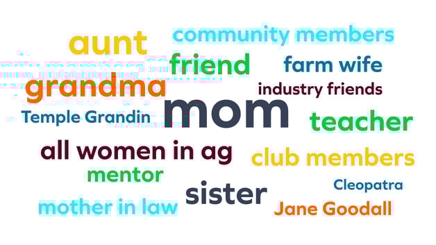 Women in Ag Month Word cloud (1)