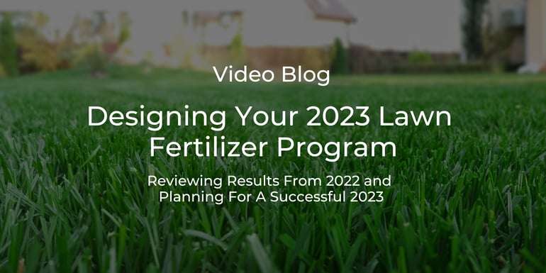 lawncare fertilizer program