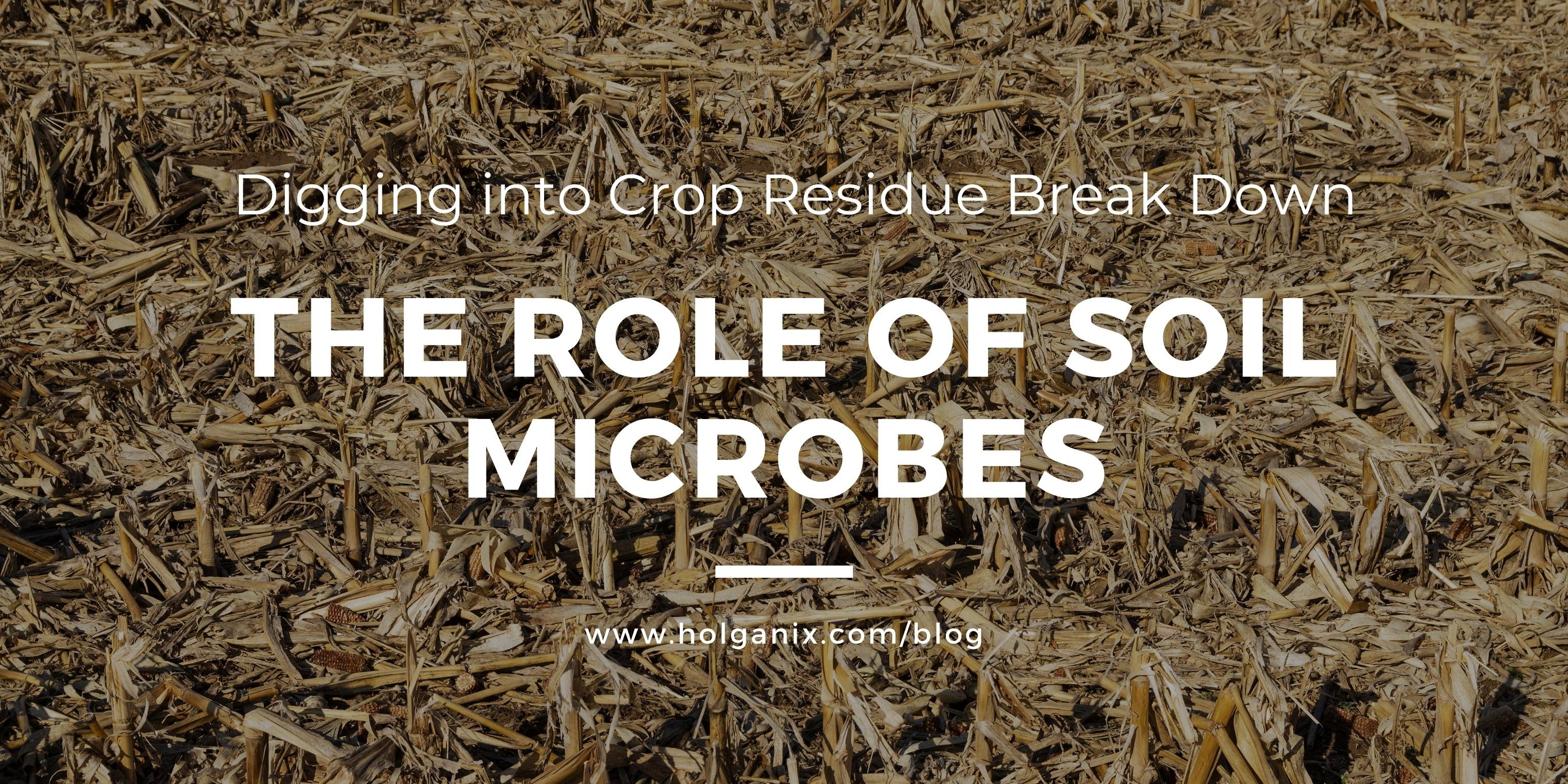 crop residue