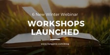NEW: 6 Winter Webinars Workshops Launched