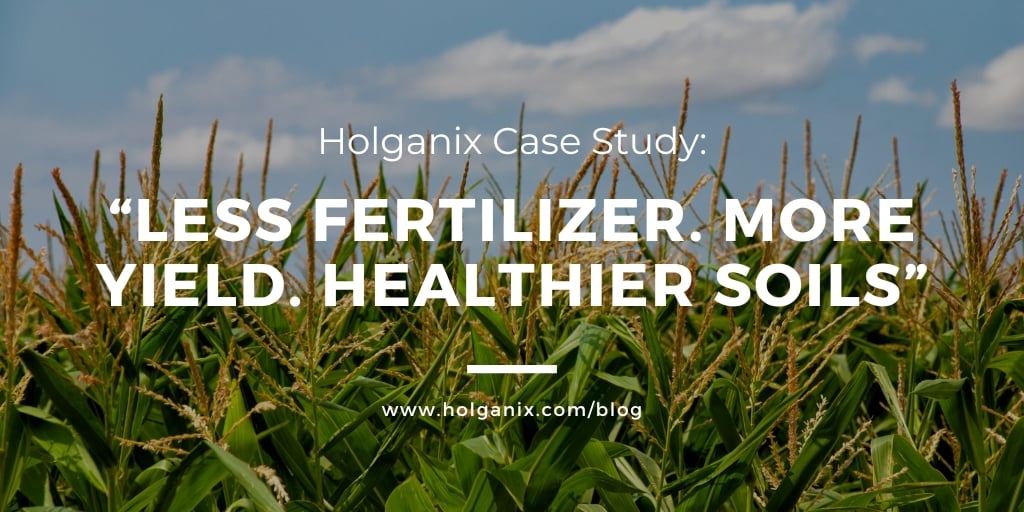 crop residue breakdown using Holganix Bio 800 Breakdown 