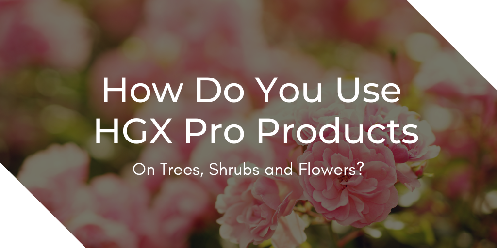 How Do You Use HGX Pro Products on Trees, Shrubs and Flowers?